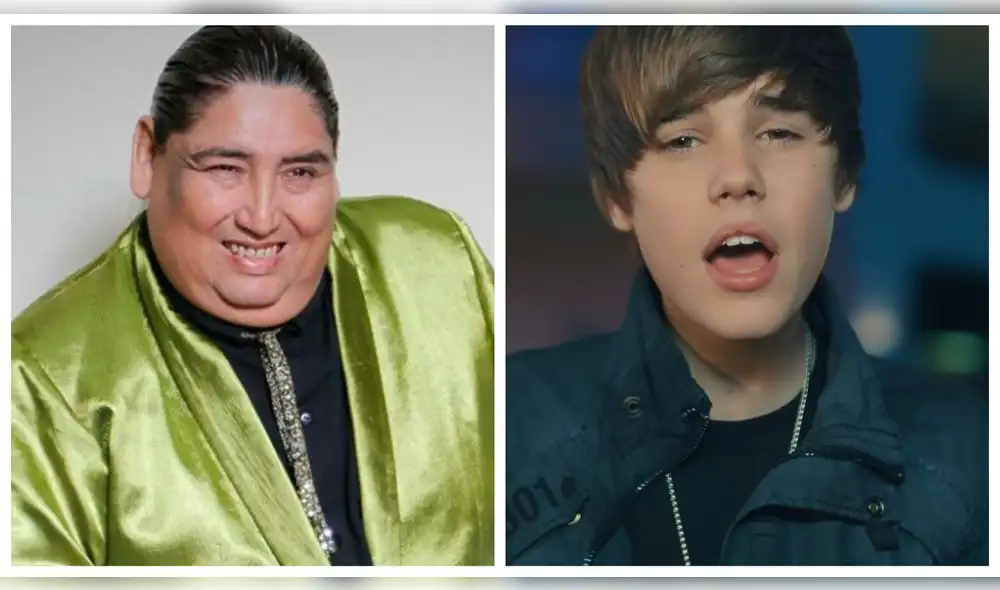 Tongo aprovechó el éxito de las canciones de Justin Bieber para traducirlas al idioma 'Tonglish'. Foto: composición LR/difusión/captura de Youtube