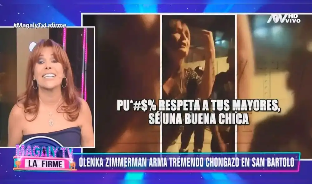Olenka Zimmermann armó un escándalo e insultó a adolescente en San Bartolo [VIDEO]