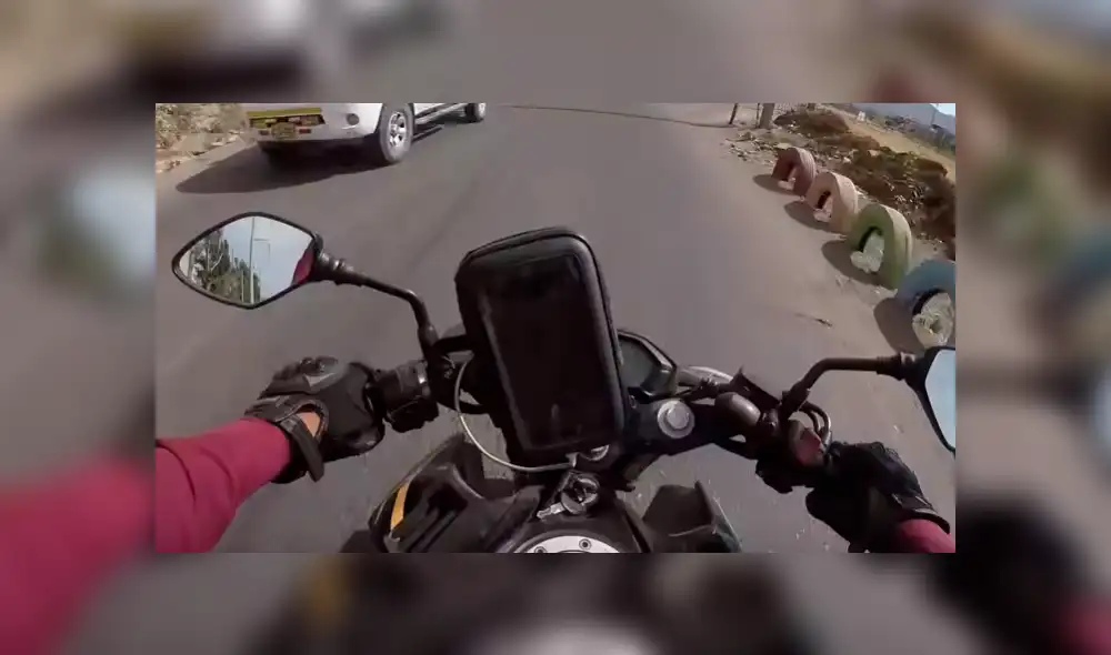 Desliza a la izquierda para ver este 'experimento' de YouTube. Foto: Captura de video de MaFioS0 Motovlogs. Desliza a la izquierda para ver este 'experimento' de YouTube. Foto: Captura de video de MaFioS0 Motovlogs.