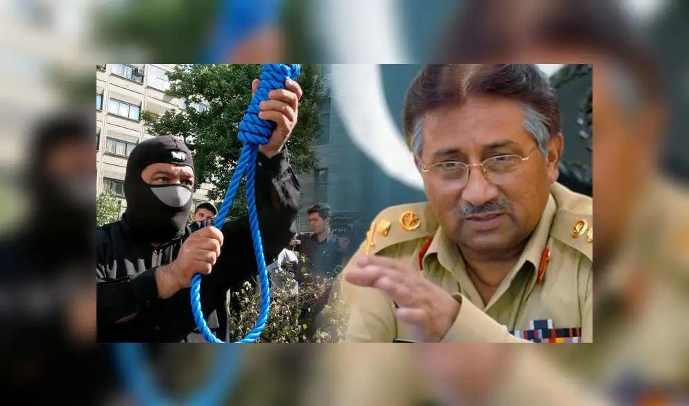 El dictador Pervez Musharraf fue condenado a muerte por suspender el orden constitucional durante su gobierno. Foto: Composición