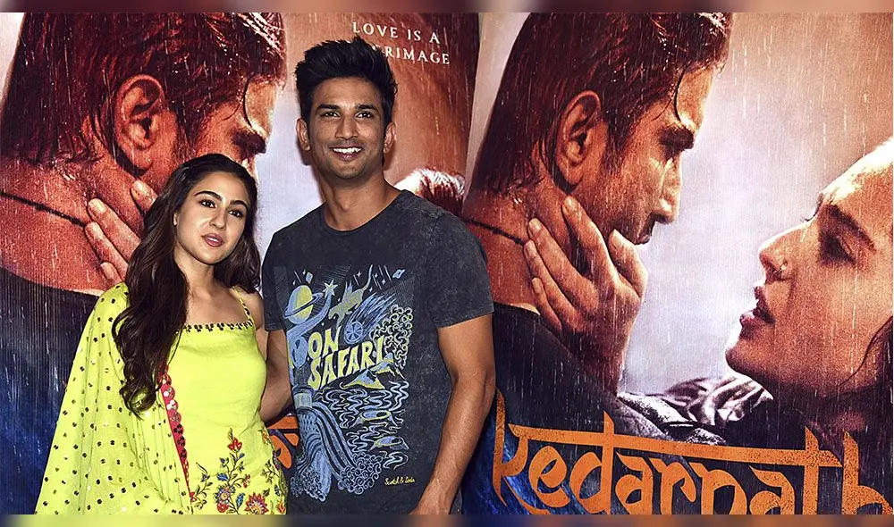 Sushant Singh Rajput y Sara Ali Khan promocionaron 'Kedarnath' en Mumbai (2018). Foto: AFP Sushant Singh Rajput y Sara Ali Khan promocionaron 'Kedarnath' en Mumbai (2018). Foto: AFP