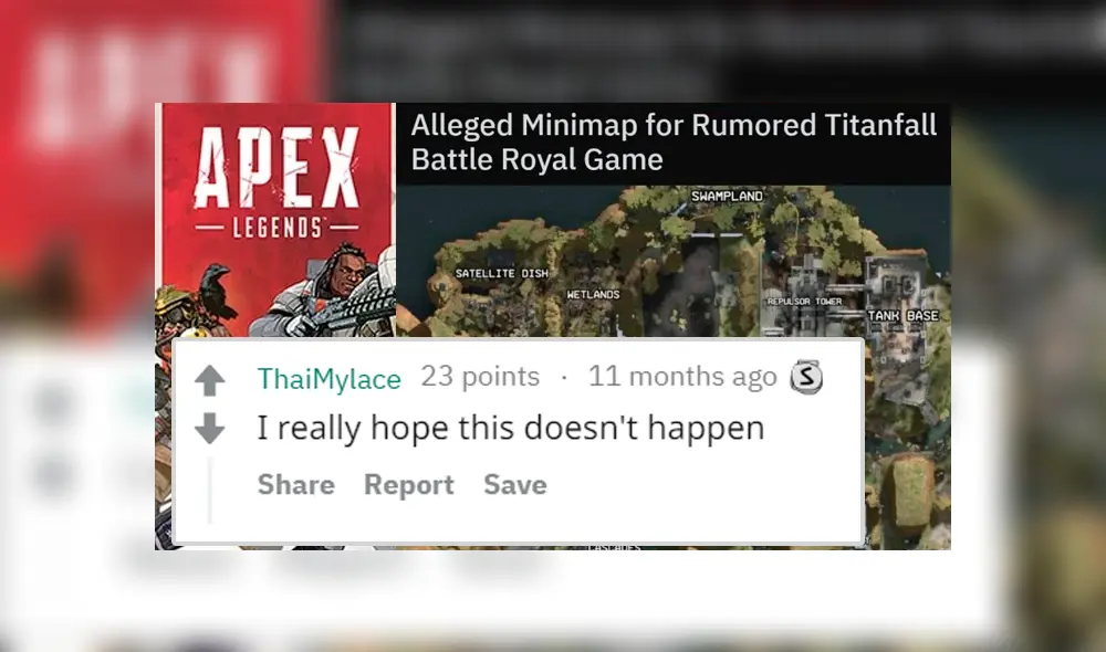 Apex Legends fue filtrado hace un año, y casi todos lo despreciaron [FOTOS]