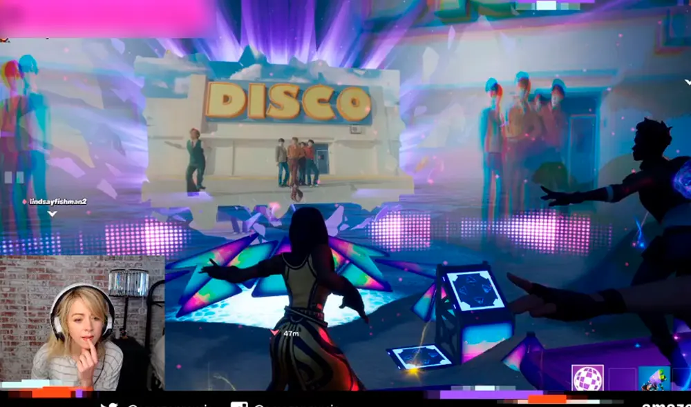 Dynamite de BTS en el evento de Fortnite. Foto: captura Twitch Amazon Music Dynamite de BTS en el evento de Fortnite. Foto: captura Twitch Amazon Music