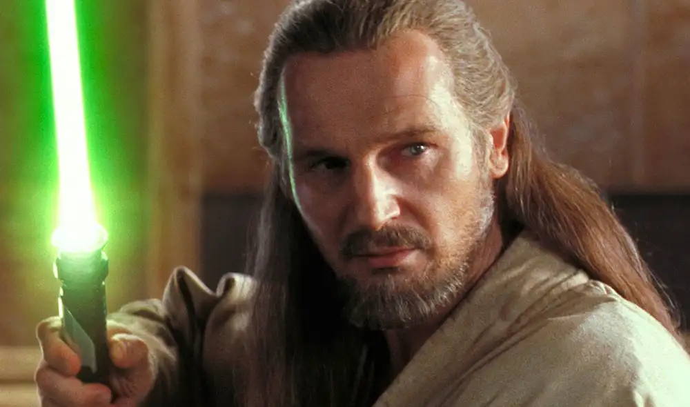 Liam Nesson interpretó al maestro jedi en 1999. Foto: Lucasfilm Liam Nesson interpretó al maestro jedi en 1999. Foto: Lucasfilm
