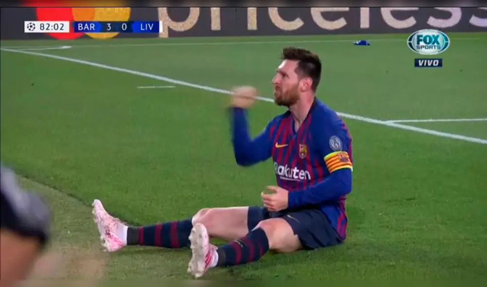 Messi anotó majestuoso tiro libre y decretó la goleada del Barcelona sobre el Liverpool [VIDEO]