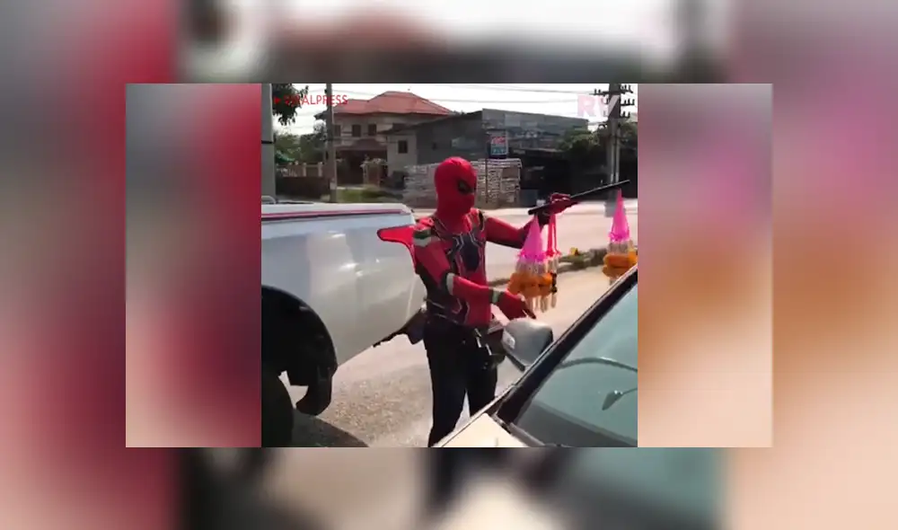Facebook viral: vendedor de flores se vuelve’ famoso’ tras disfrazarse como Spiderman para ofrecer sus productos Facebook viral: vendedor de flores se vuelve’ famoso’ tras disfrazarse como Spiderman para ofrecer sus productos