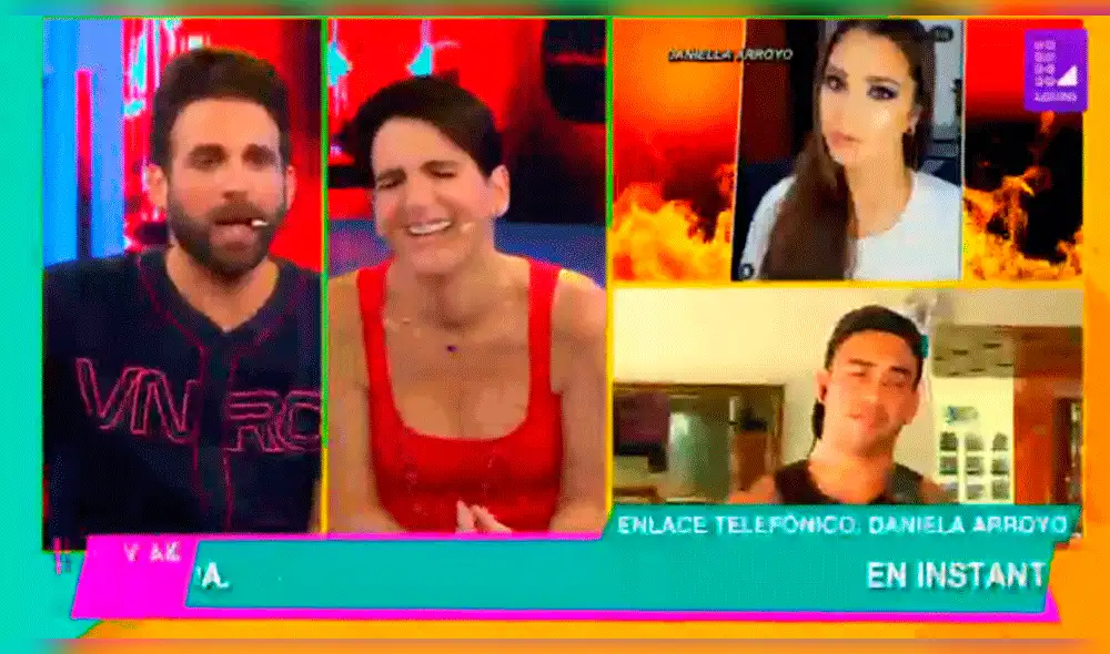 Daniela Arroyo arremetió contra Diego Chávarri durante programa en vivo [VIDEOS]