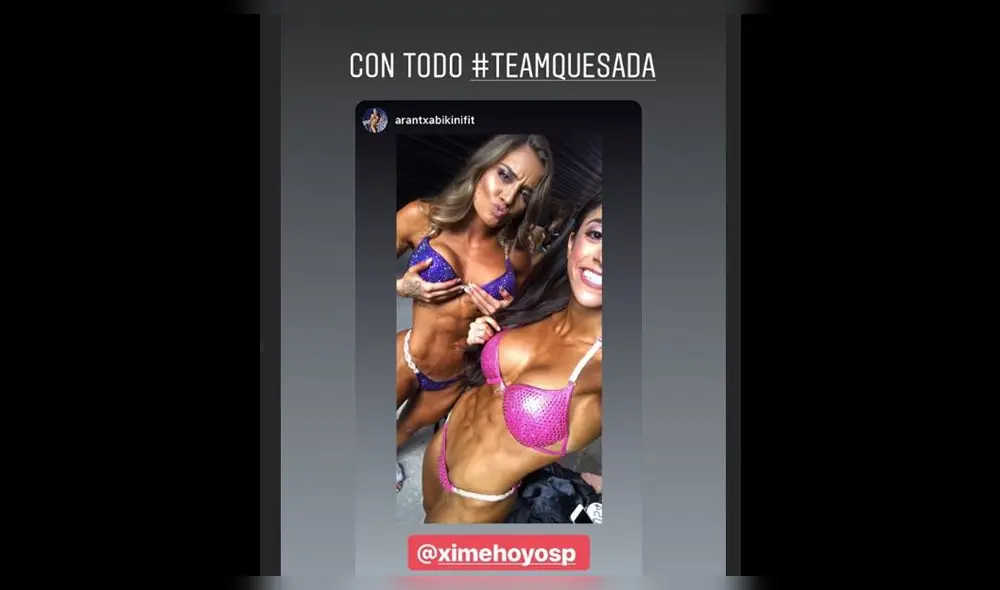 Ximena Hoyos ganó competencia de físicoculturismo con figura de infarto