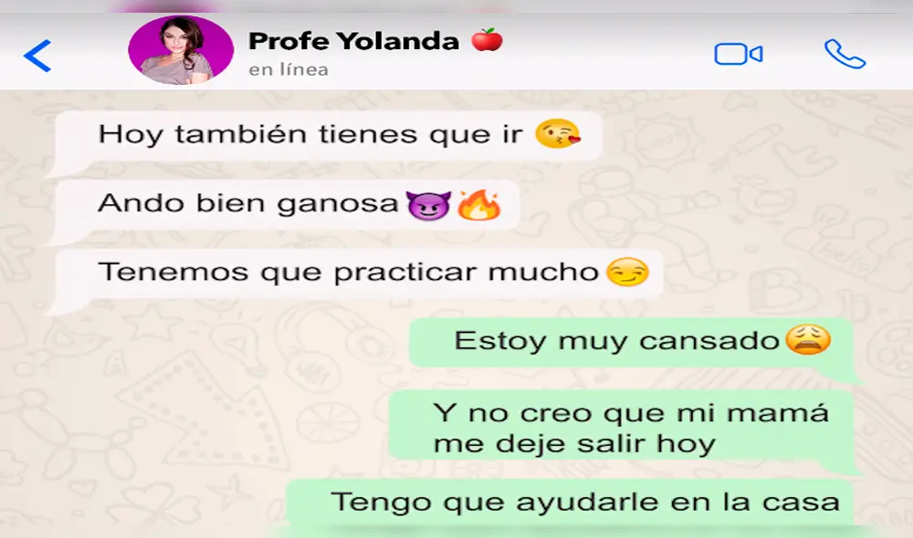 WhatsApp: Maestra y estudiante protagonizan polémica conversación "hot" [VIDEO]