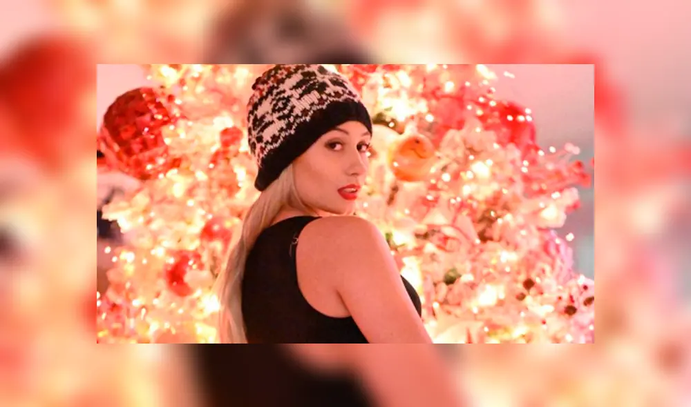 Modelo y blogger causo furor en las redes por fotos navideñas. (FOTO: Instagram)
