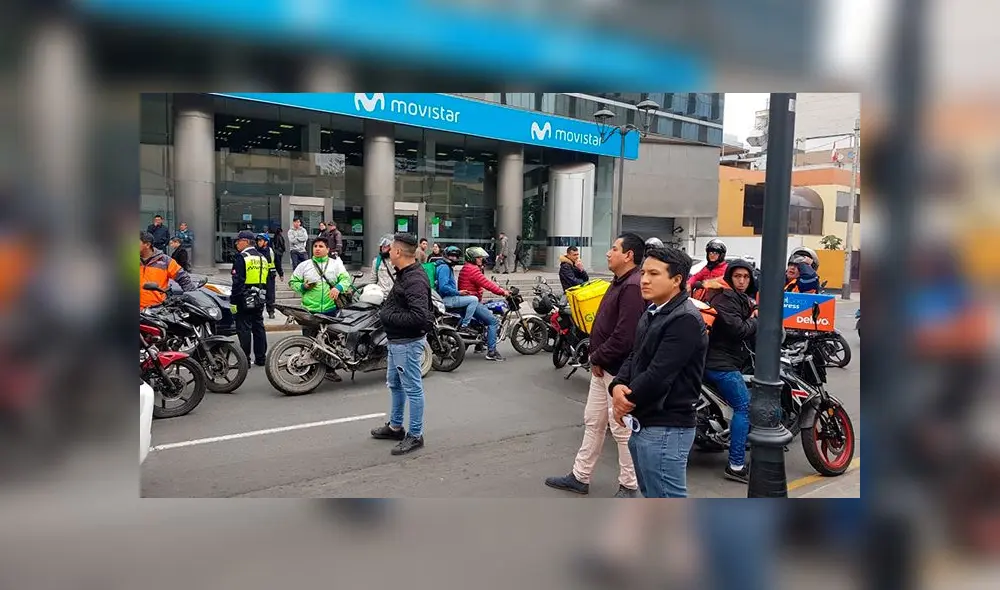 San Isidro: motorizados San Isidro: motorizados