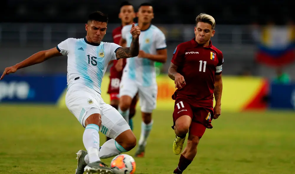 Argentina vs. Venezuela Sub 23 EN VIVO: sigue AQUÍ la última fecha del Preolímpico Colombia 2020. | Foto: EFE