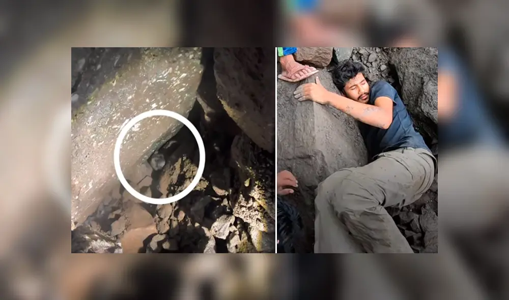 Desliza hacia la izquierda para ver el dramático momento en que los jóvenes rescatan a los perros. Video viral de YouTube.