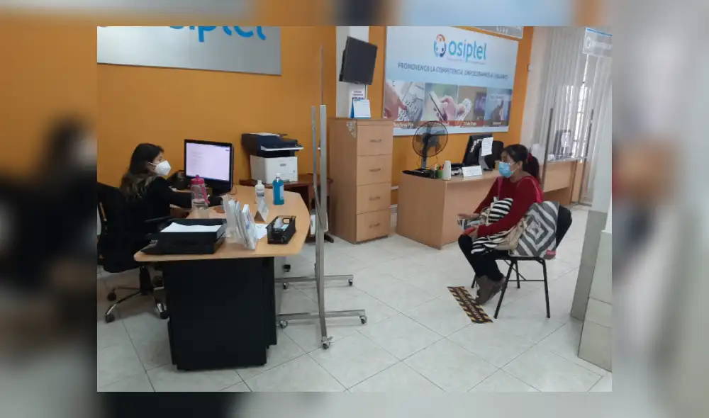Luis Zambrano informó que se reanudó el servicio presencial, cumpliendo las normas sanitarias. Foto: Osiptel. Luis Zambrano informó que se reanudó el servicio presencial, cumpliendo las normas sanitarias. Foto: Osiptel.