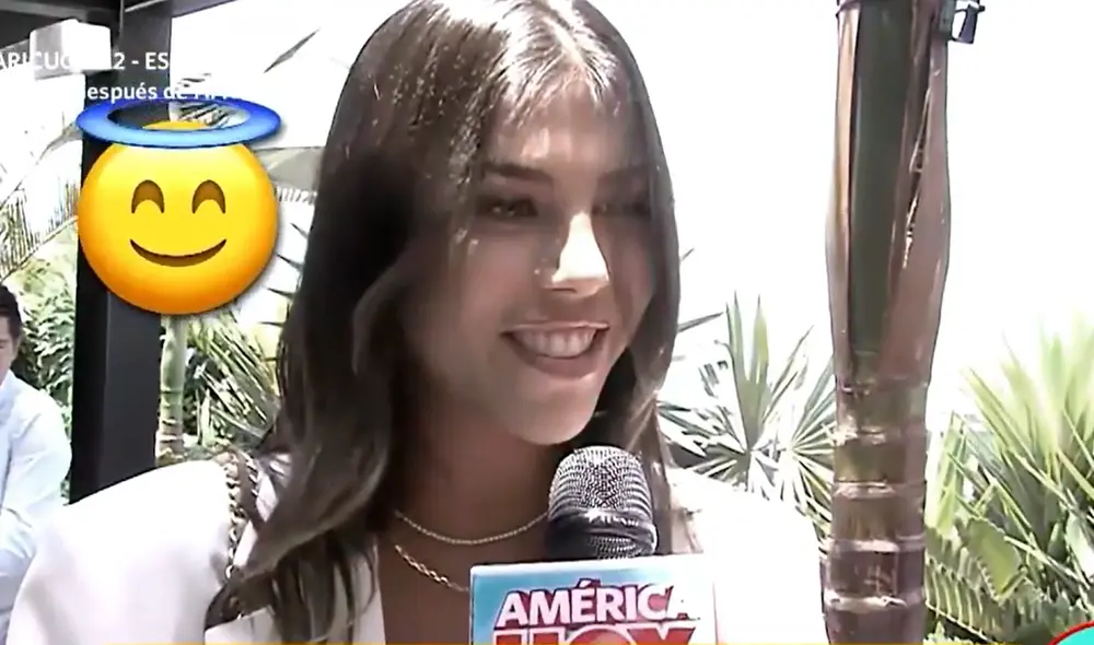 Alondra García Miró presentará una nueva colección de ropa. Foto: captura/ América TV