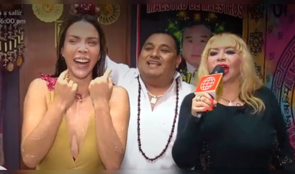 Sheyla Rojas pasa vergonzoso momento al someterse a baño de florecimiento