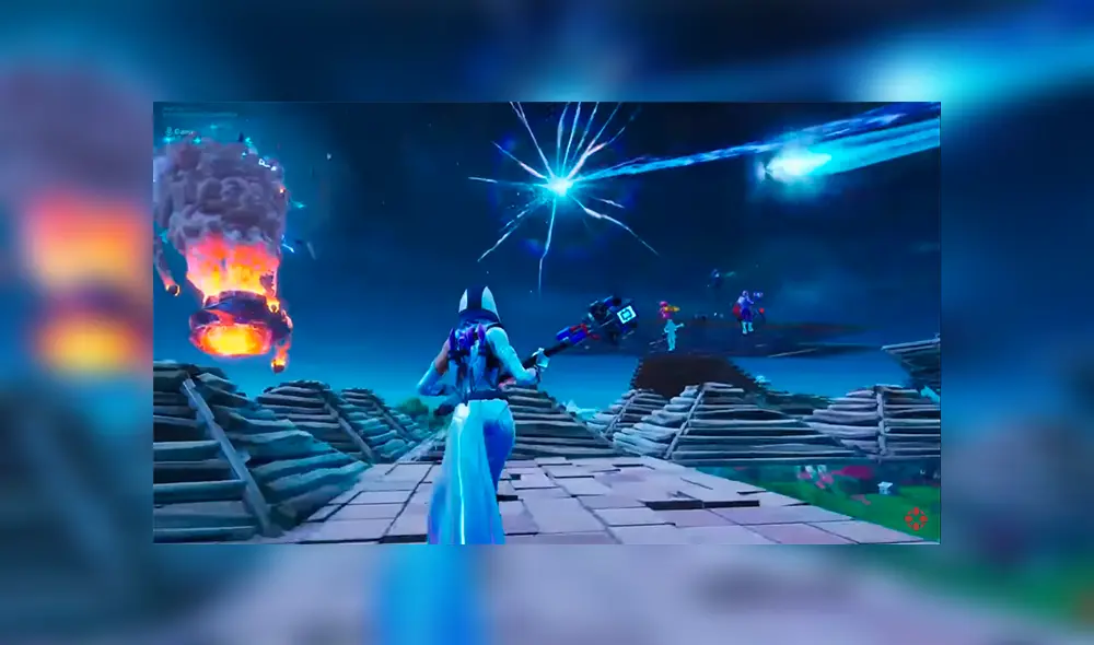 Mira lo que hace el código Konami en el evento 'El fin' de Fortnite.