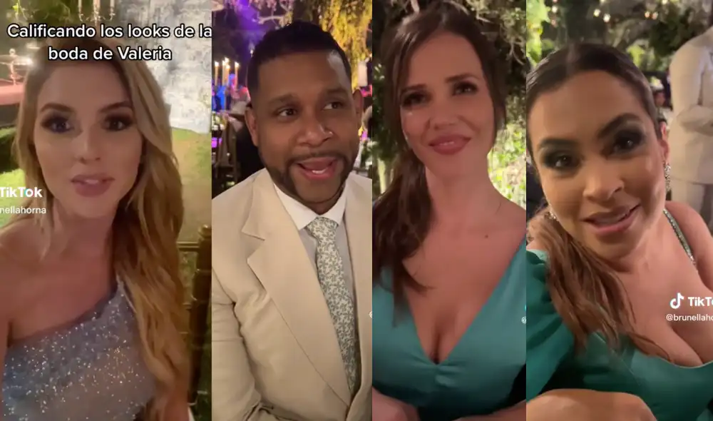 Brunella Horna no esperó las respuestas de los invitados. Video: TikTok/Brunella Horna