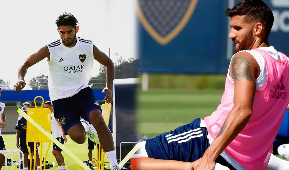 Carlos Zambrano podría hacer su debut ante la lesión de Lisandro López. Foto: Prensa Boca Juniors