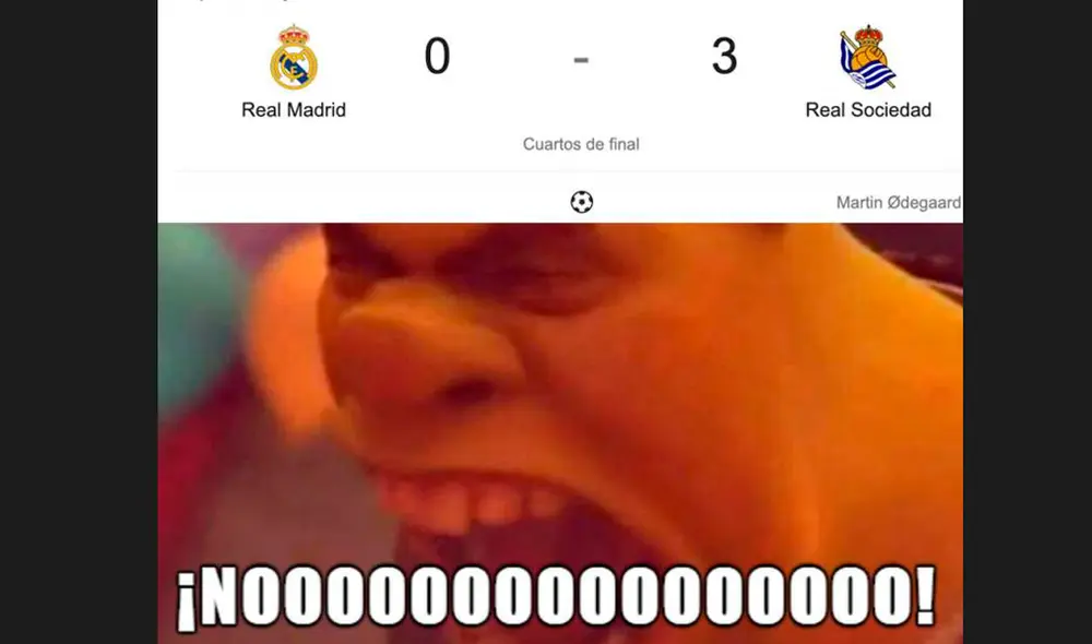 Real Madrid perdió 4-3 ante la Real Sociedad y quedó eliminado de la Copa del Rey 2019-2020. | Foto: Facebook Real Madrid perdió 4-3 ante la Real Sociedad y quedó eliminado de la Copa del Rey 2019-2020. | Foto: Facebook