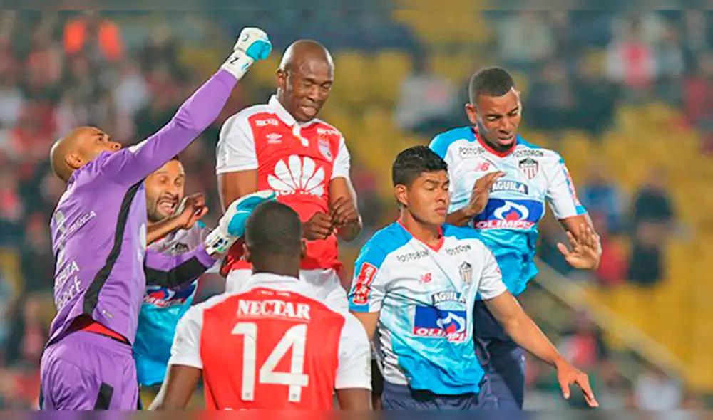 Santa Fe y Junior igualaron 2-2 por la fecha 14 de la Liga Águila [RESUMEN] 