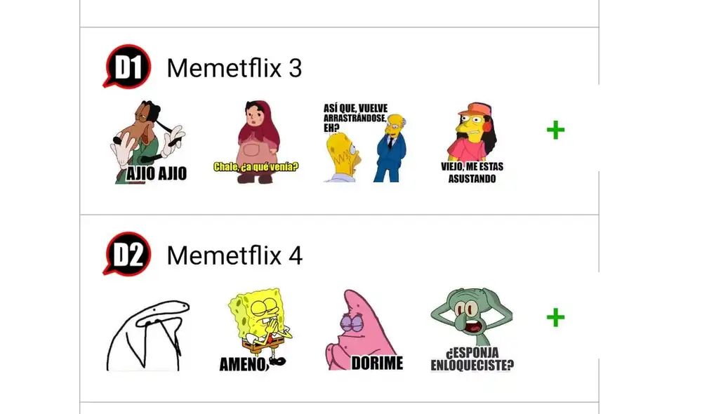 Stickers disponibles. Foto: Captura de Play Store Stickers disponibles. Foto: Captura de Play Store