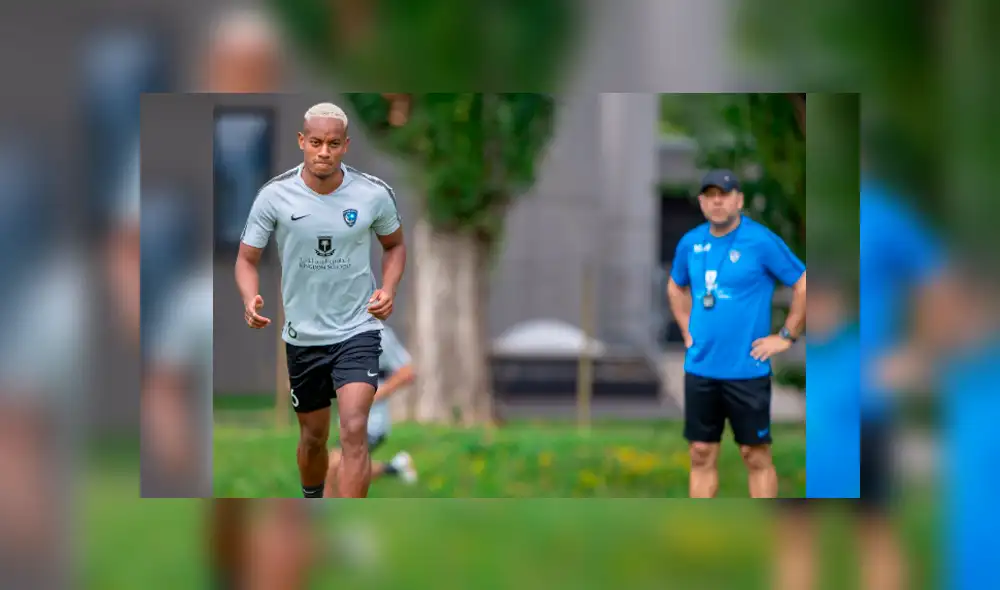 André Carrillo ya entrena con el Al-Hilal de Arabia Saudita [VIDEO]