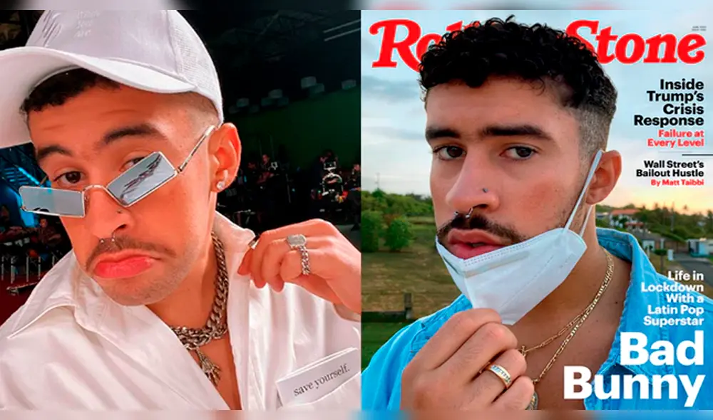 Bad Bunny novia del cantante de Safaera lo fotografió para la revista Rolling Stone