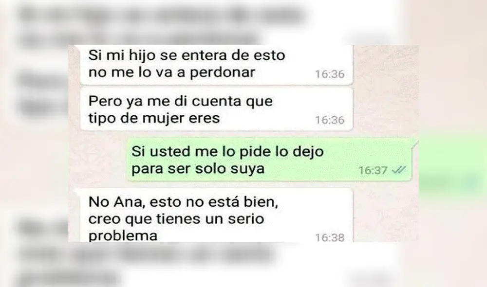WhatsApp: Chica le envía foto íntima a su suegro y le da una polémica confesión [FOTOS] 