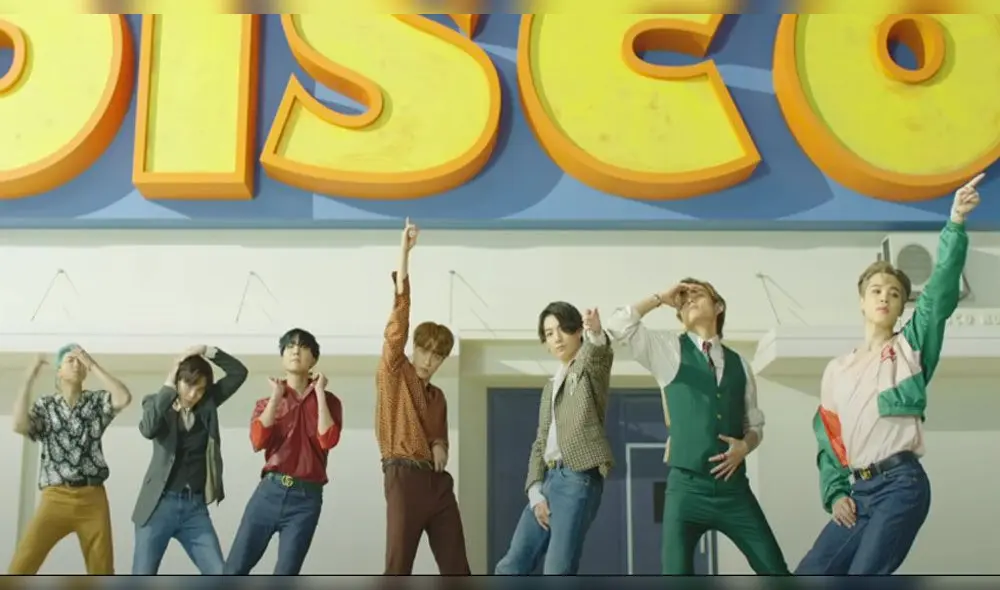 Desliza para ver más fotos de BTS en el teaser del MV "Dynamite". Créditos: Big Hit Entertainment.
