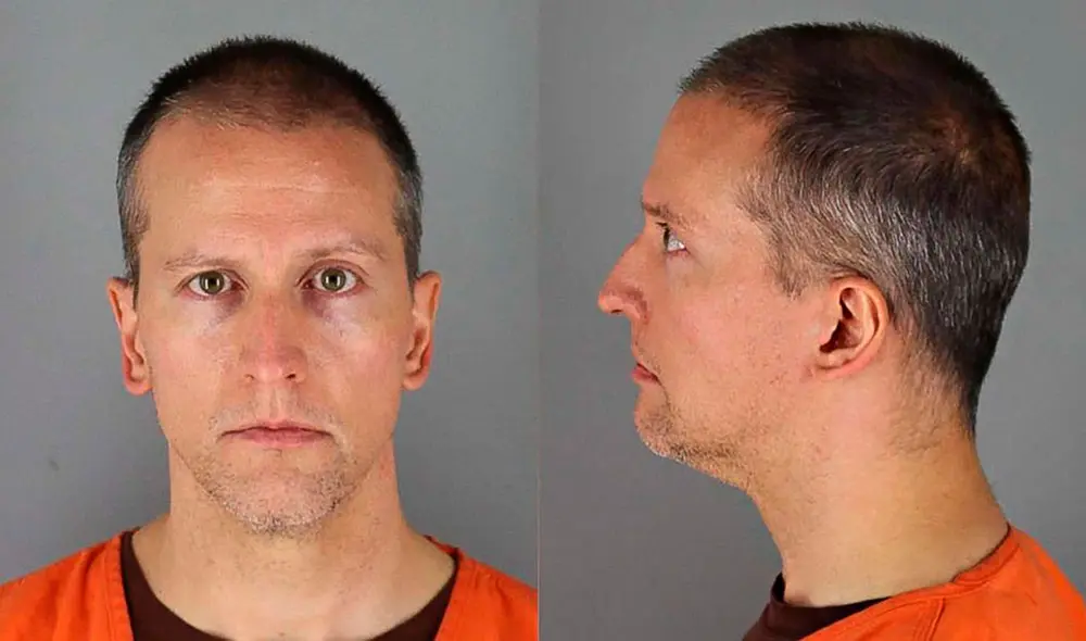 El oficial blanco Derek Chauvin es el principal acusado por la muerte del afroestadounidense George Floyd. Foto: AFP El oficial blanco Derek Chauvin es el principal acusado por la muerte del afroestadounidense George Floyd. Foto: AFP