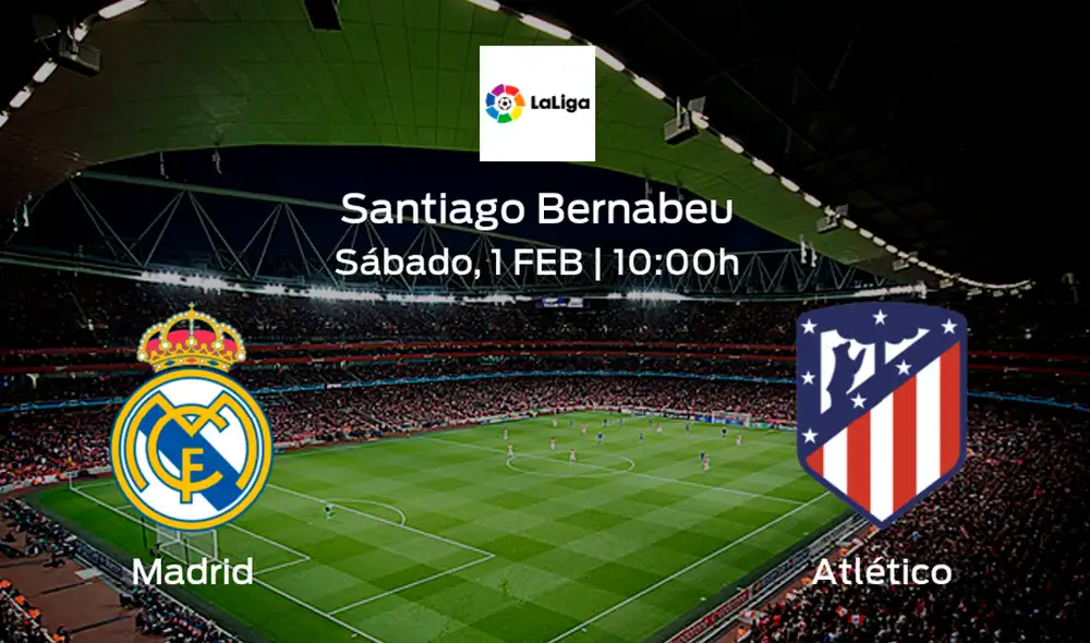 Real Madrid y Atlético de Madrid juegan este sábado por la jornada 22 de la Liga Santander de España | Foto: EFE Real Madrid y Atlético de Madrid juegan este sábado por la jornada 22 de la Liga Santander de España | Foto: EFE