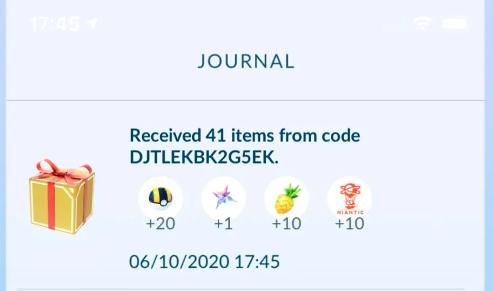 El código funciona en dispositivos iPhone y Android. Foto: Serebii