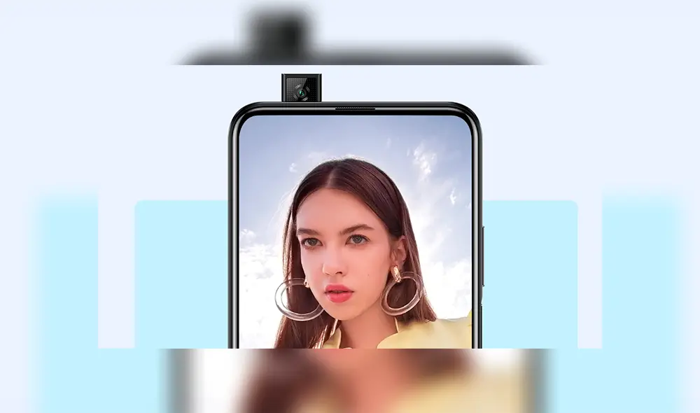 El Huawei P Smart Pro llega con una cámara pop-up de 16 megapíxeles.