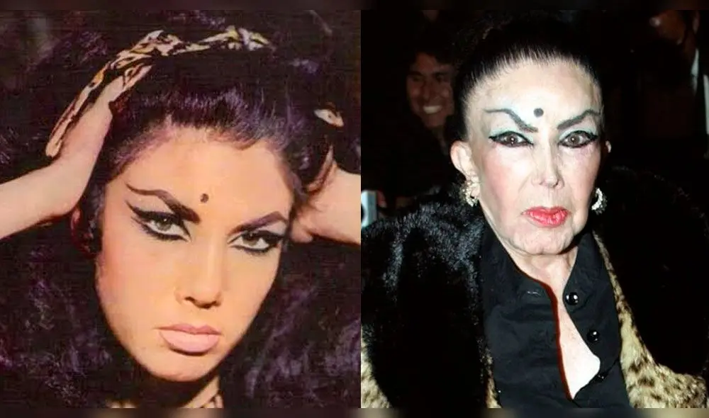 Irma Serrano, la Tigresa antes y después