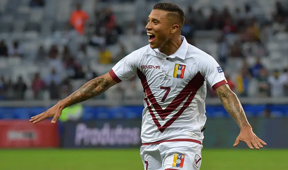 Venezuela vs. Bolivia: Darwin Machís anotó su doblete en partido de la Copa América 2019. | Foto: AFP Venezuela vs. Bolivia: Darwin Machís anotó su doblete en partido de la Copa América 2019. | Foto: AFP