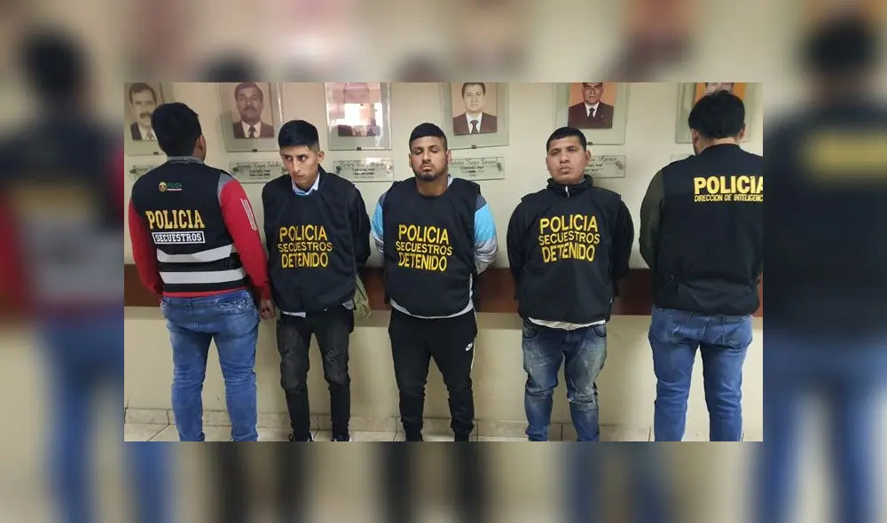 Sujetos llevaban pasamontañas, además de un arma de fuego y un cuchillo. (Foto: PNP)