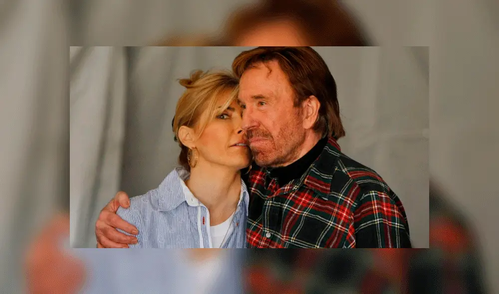 Chuck Norris y su esposa Gena O'Kelly