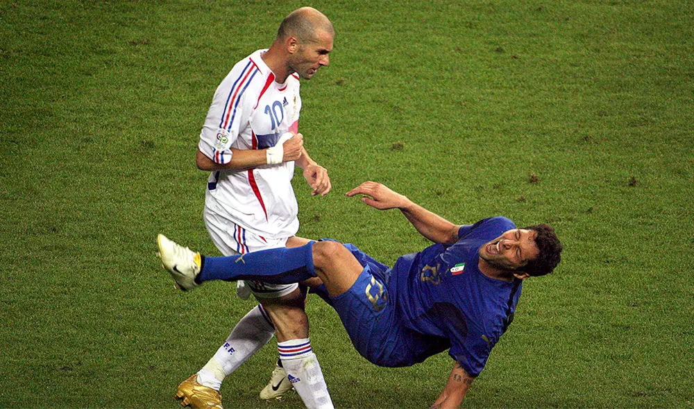 Marco Materazzi reveló que le dijo a Zinedine Zidane en el Mundial de Alemania 2006. Foto: AFP