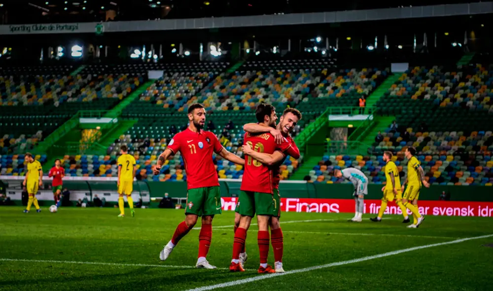 Portugal y Suecia se enfrentan por la UEFA Liga de Naciones. Foto: AFP. Portugal y Suecia se enfrentan por la UEFA Liga de Naciones. Foto: AFP.