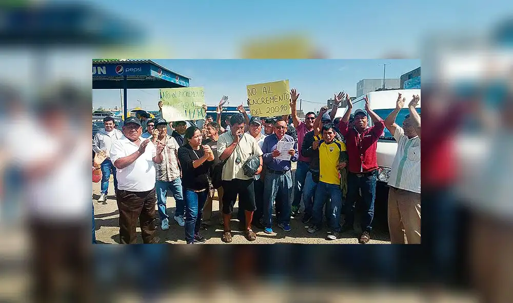 Transportistas rechazaron aumento de tarifa de parqueo