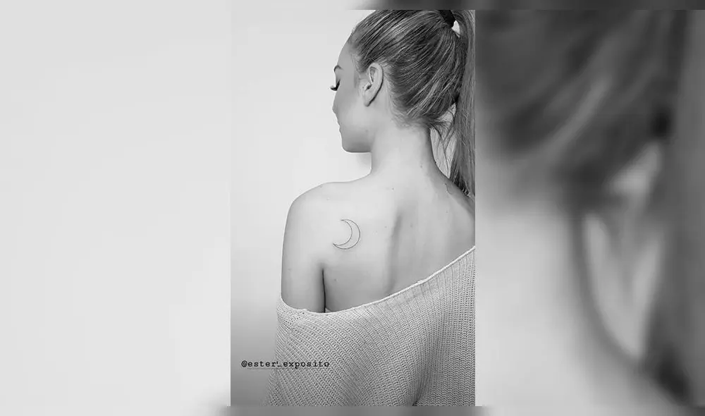 Ester Expósito estrena nuevo tatuaje con atrevida foto en Instagram