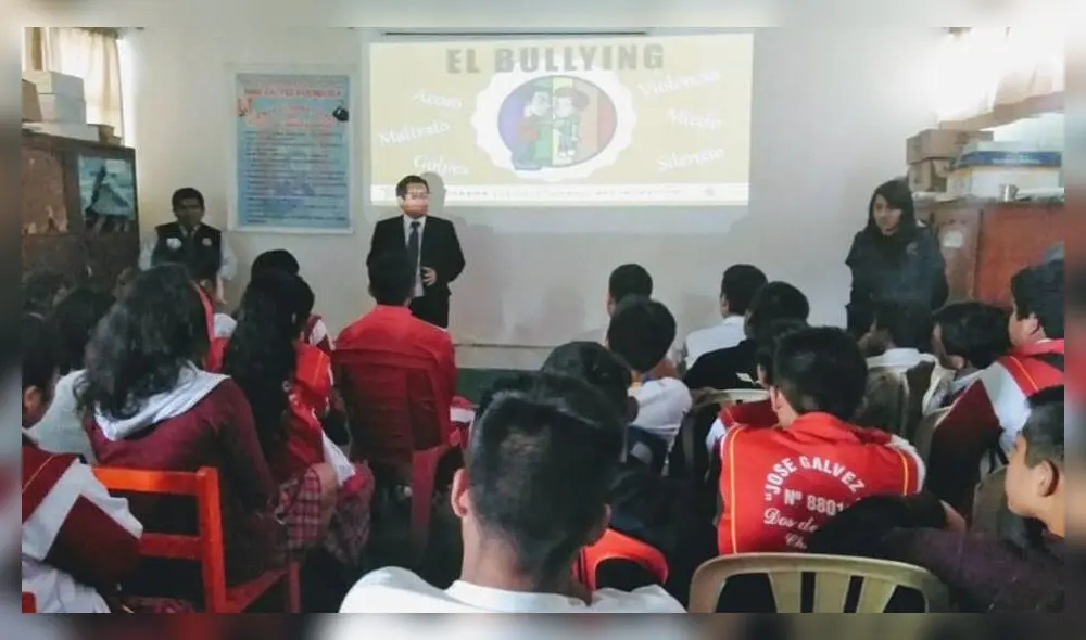 Chimbote: capacitan a alumnos para evitar bullying en aulas