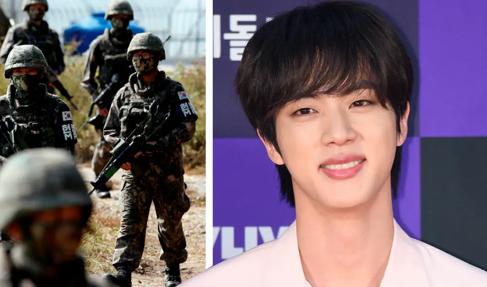 Jin, integrante de BTS pasará cinco semanas de entrenamiento básico. Foto: composición Financial Times/Naver