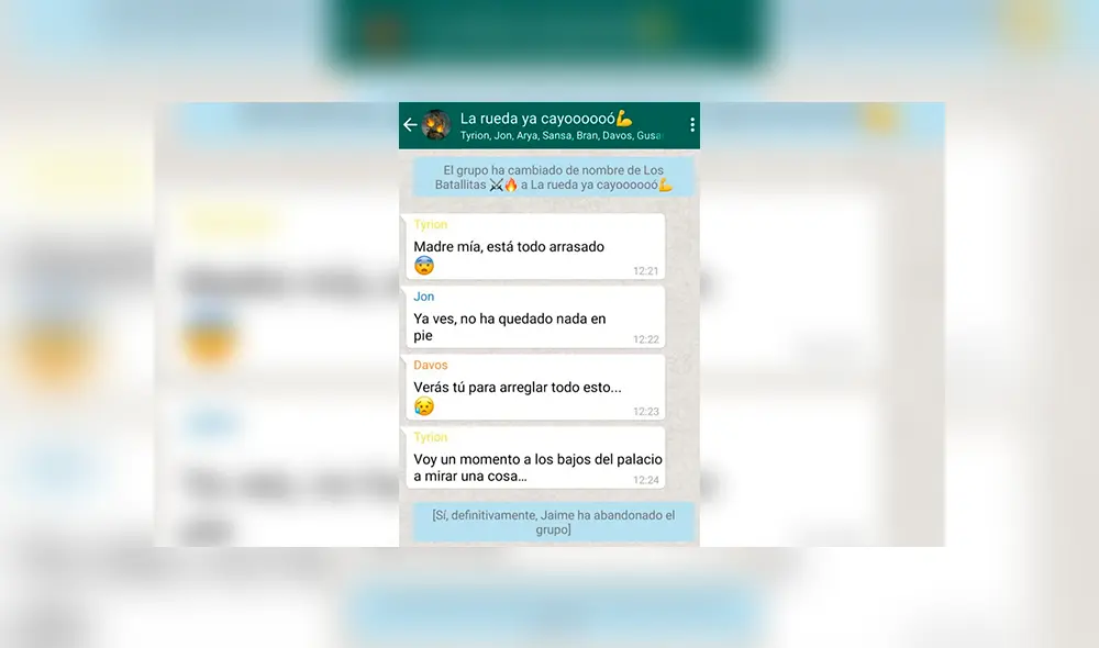 El último capítulo de Game of Thrones explicado como un grupo de WhatsApp [FOTOS]
