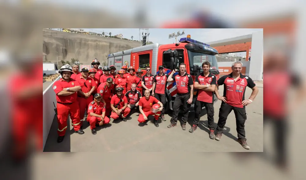 Dakar 2019: equipo holandés dona camión contraincendios para bomberos