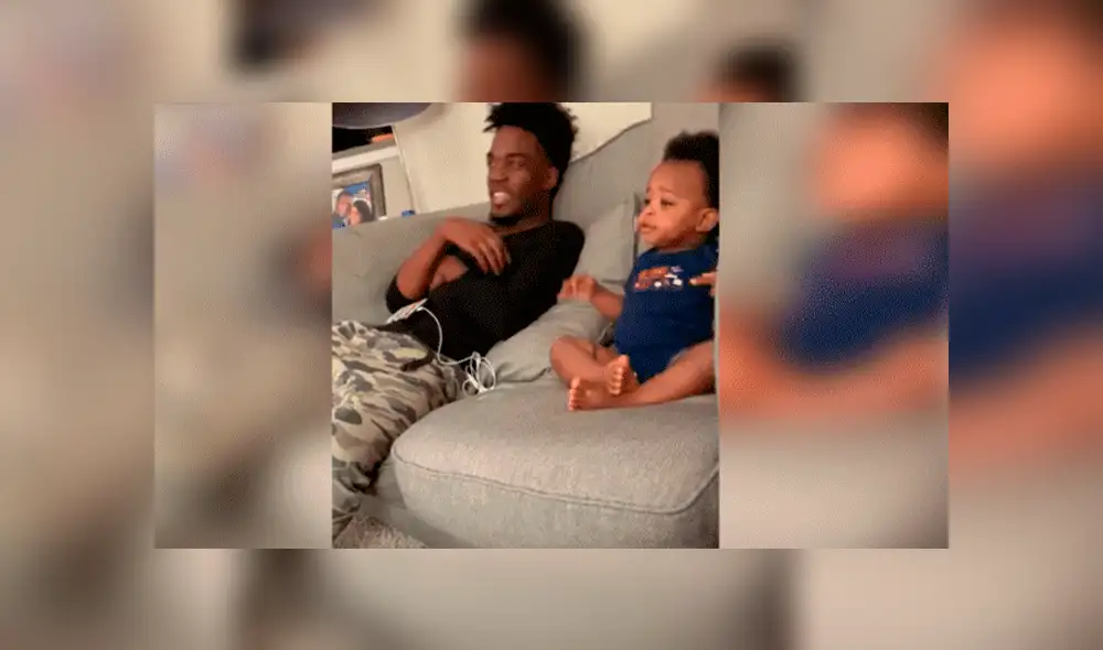 Facebook viral: Bebé asombra por fluida 'charla' con su padre [VIDEO]