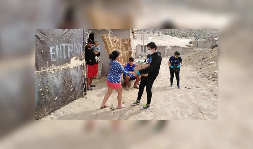 Familia dona su bono “Yo me quedo en casa” para comprar víveres para ollas comunes Familia dona su bono “Yo me quedo en casa” para comprar víveres para ollas comunes