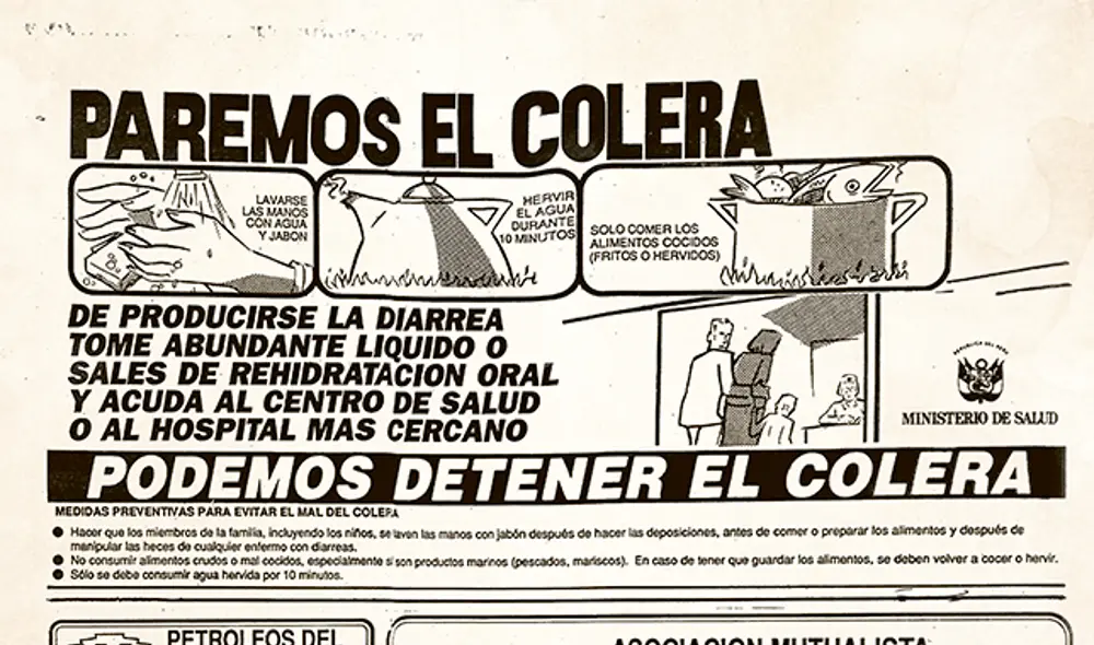 Propaganda contra el cólera