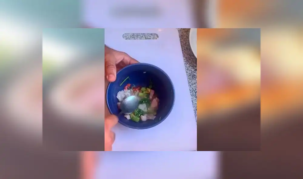 Desliza las imágenes para ver la forma correcta de preparar ceviche peruano de forma rápida y sencilla. Foto: TikTok